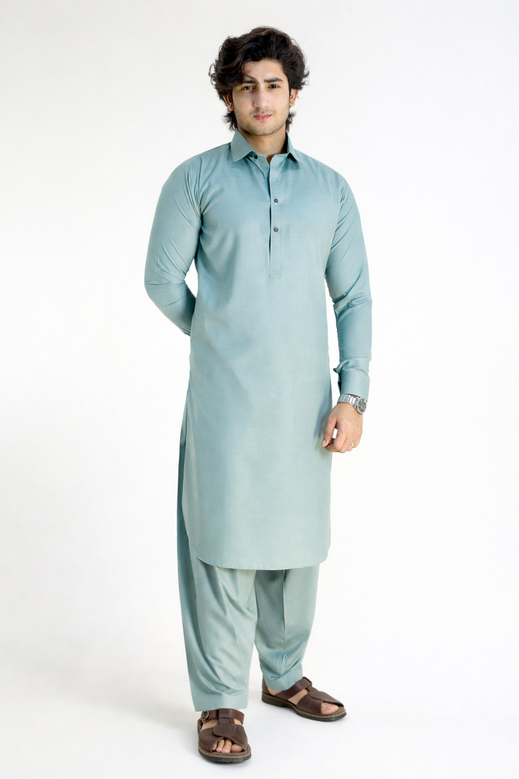 Sea Green Casual Shalwar Kameez